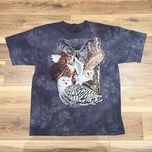 The Mountain Tie Dye Owl T-Shirt